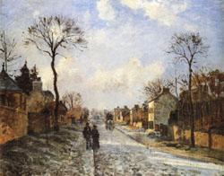 Camille Pissarro The Road to Louveciennes France oil painting art